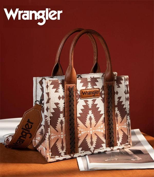Montana West Wrangler Aztec Tote: Gray
