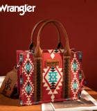Montana West Wrangler Aztec Tote: Gray
