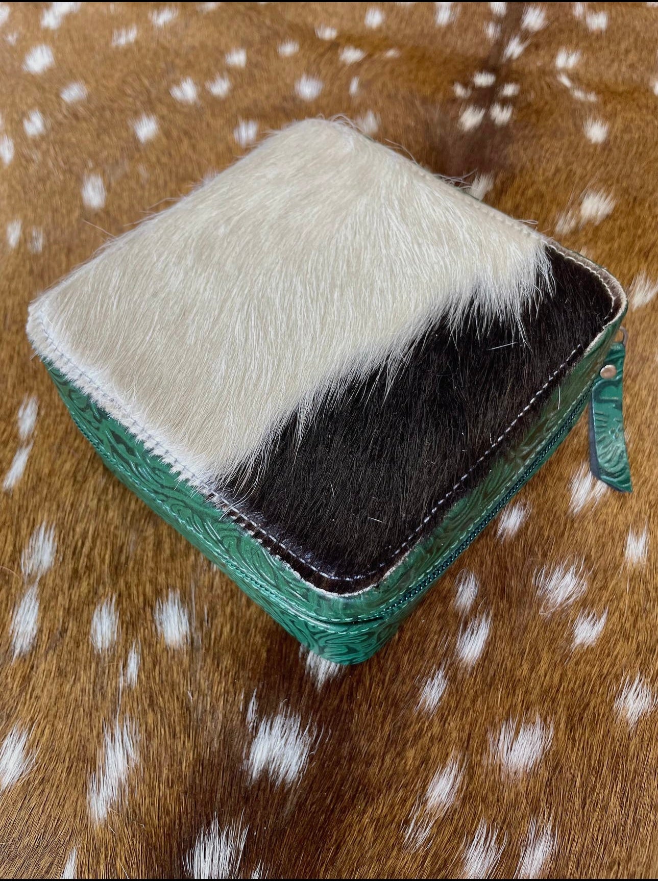 Green Leathern Jewelry Box