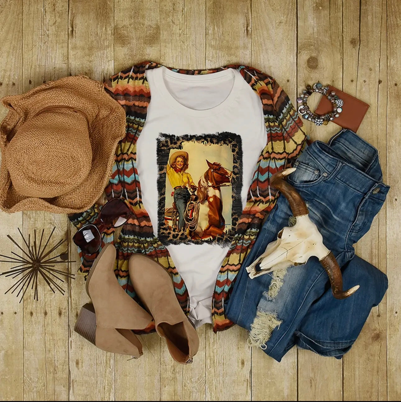 Vintage Cowgirl Rodeo Tee