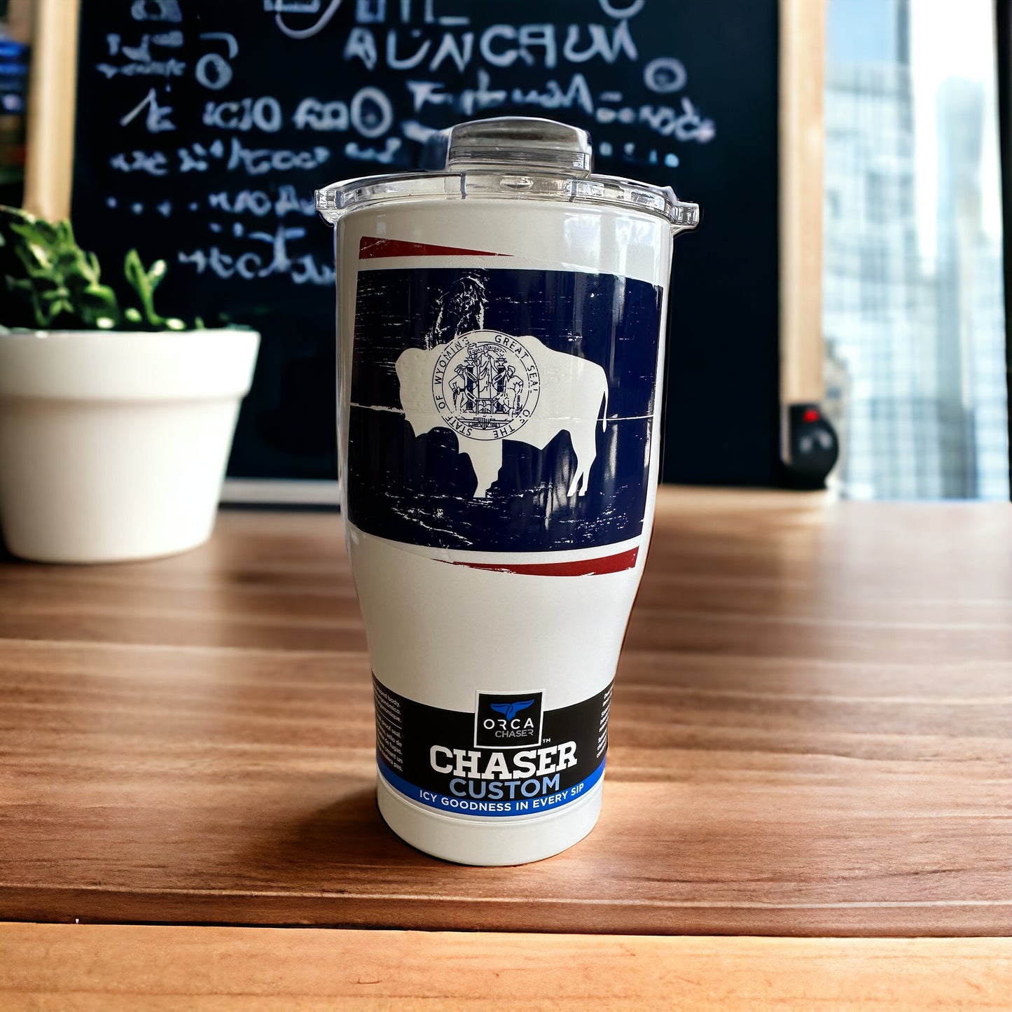 Chaser 27 oz Wyoming Flag