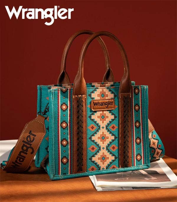 Montana West Wrangler Aztec Tote: Gray