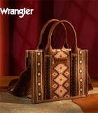 Montana West Wrangler Aztec Tote: Gray