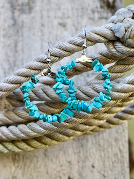 Chip Hoop Earring